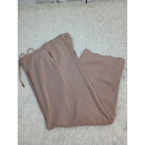 Soho Apparel Women's Elastic Waist Pull On  Pants Wide Leg Light palid Rose - Picture 11 of 11